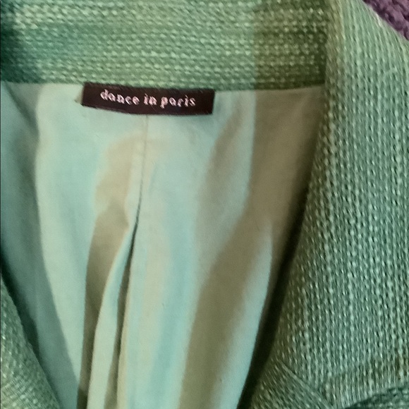 Dance In Paris Kelly Green Pea Coat - Picture 3 of 6